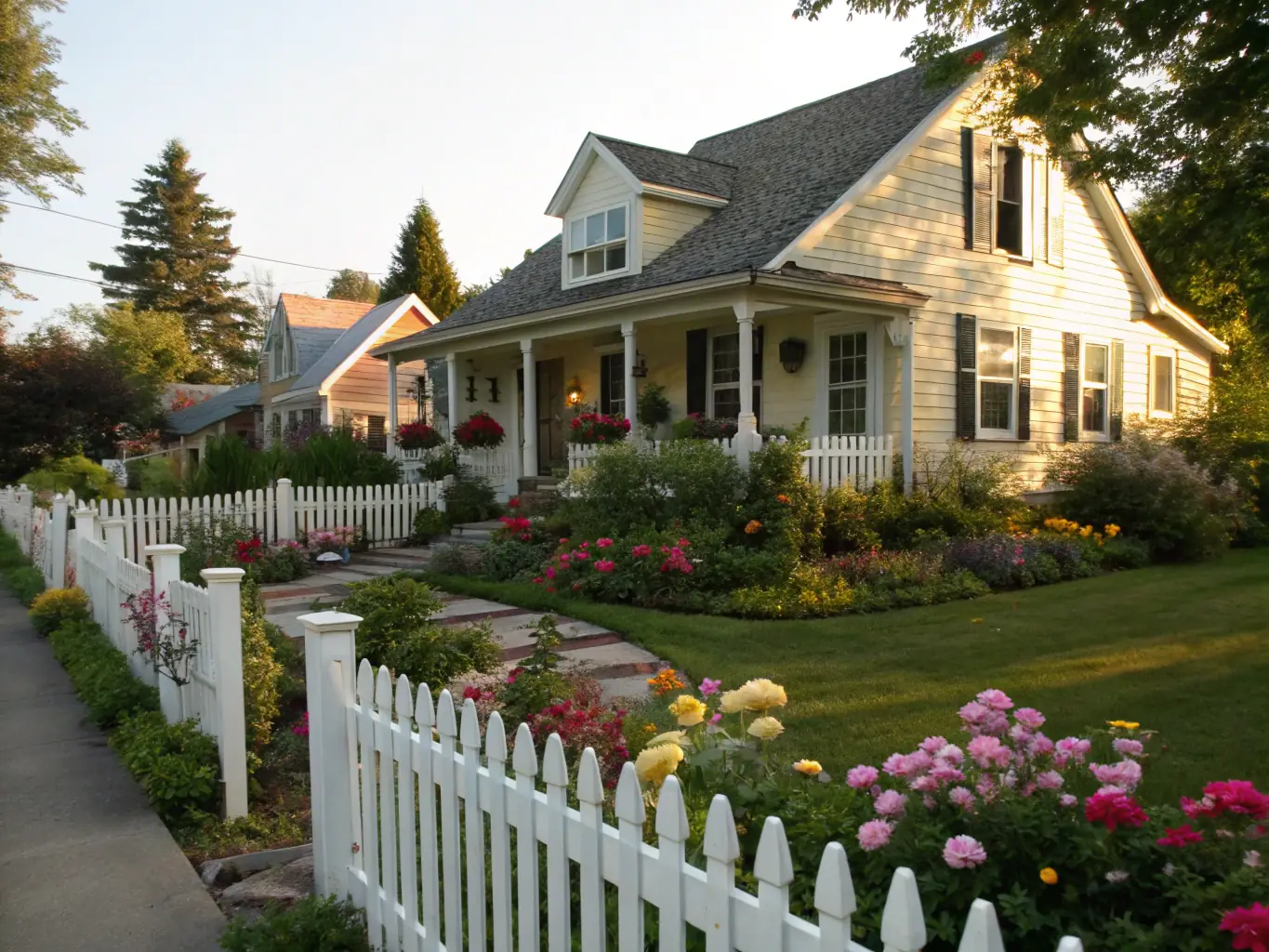 An image of a beautiful home, representing the security provided by Key Agency's property insurance.